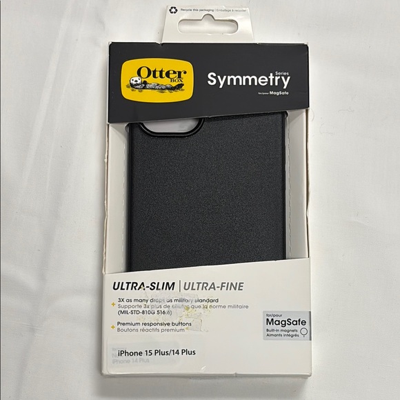 NWT Otter Box iPhone 15 plus 14/plus MagSafe black - Picture 1 of 6